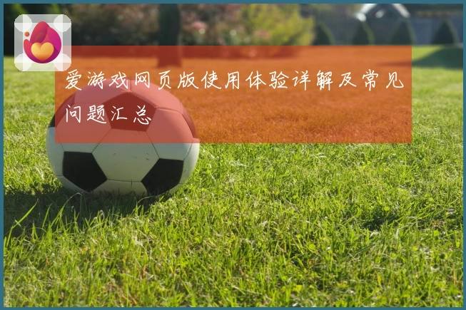 爱游戏网页版使用体验详解及常见问题汇总